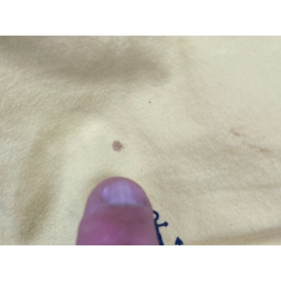 FRESH Women's Shorts Size 6 Yellow Anchors All Over Cotton Blend - Picture 9 of 11